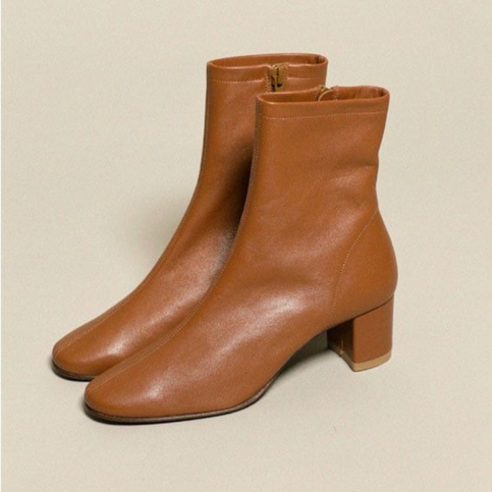 By Far Sofia boots in camel